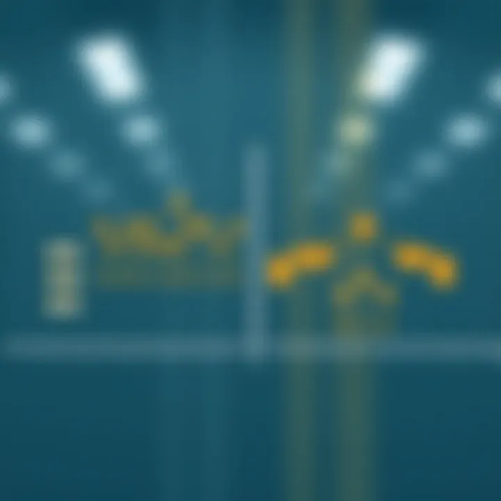 Height Comparison Between Balanced and Unbalanced Binary Trees Comparison chart showing balanced versus unbalanced binary trees with node heights highlighted