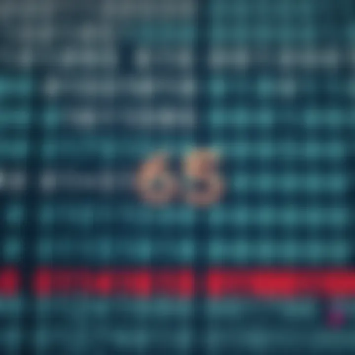 Diagram showing decimal number converted into binary digits