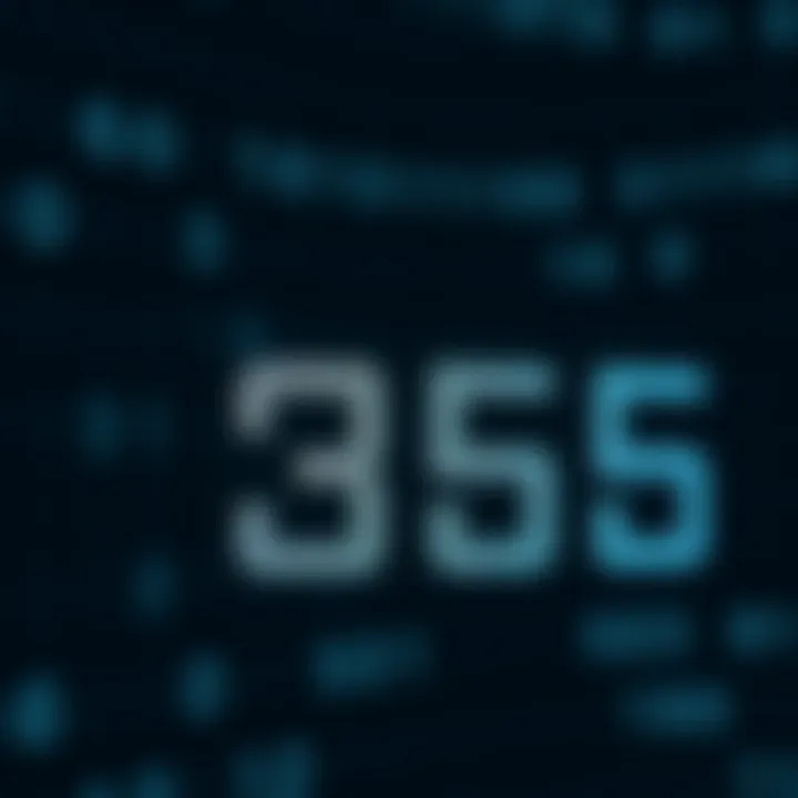 Diagram illustrating the binary digits representing the maximum value of an eight-bit byte
