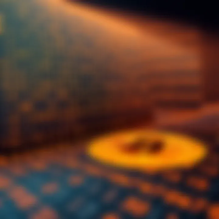 Visualization of binary search algorithm dividing a sorted array to locate a target value