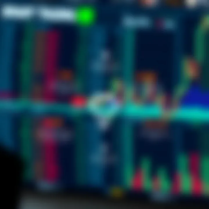 Diagram illustrating the concept of binary trading with price prediction options