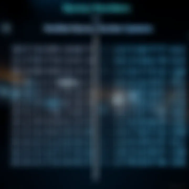 Comparison of Binary and Decimal Number Systems Comparison chart showing binary and decimal number systems side by side with sample values