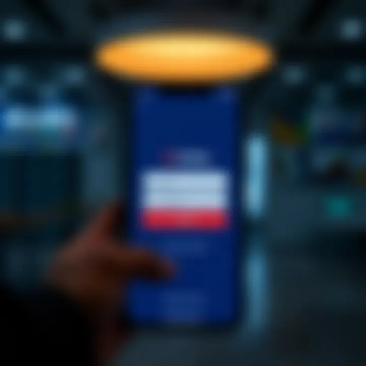Secure login screen of BU Trading App with integrated local payment options