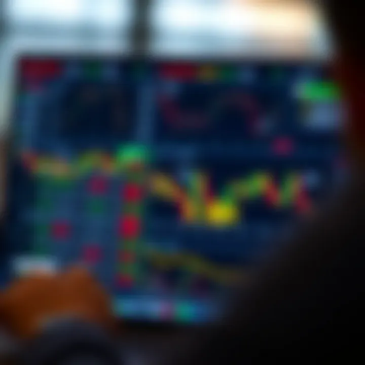 Comparison of different stock trading platforms popular in Pakistan on a digital screen