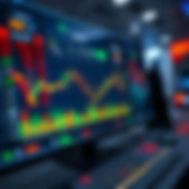 User interface of a crypto trading platform showing market data and trading options