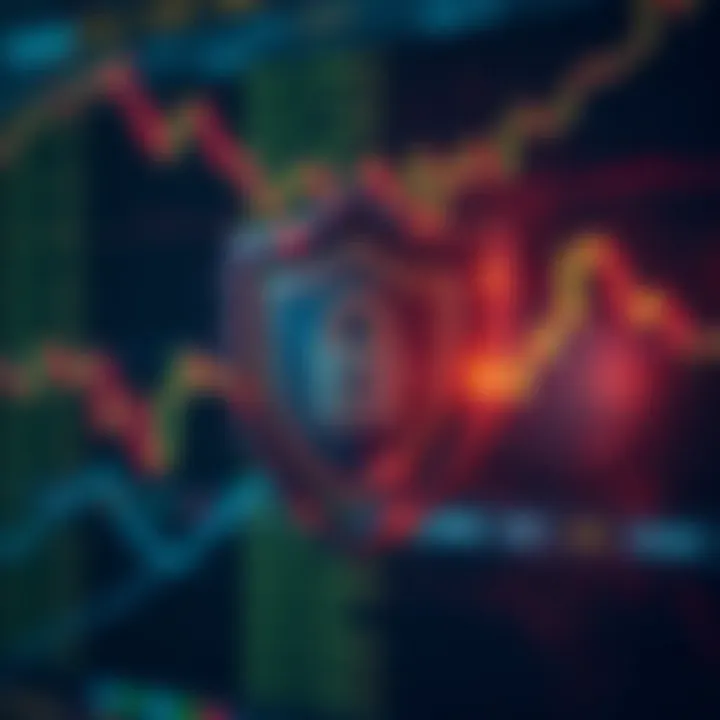 Secure digital shield symbolizing regulatory compliance in online trading