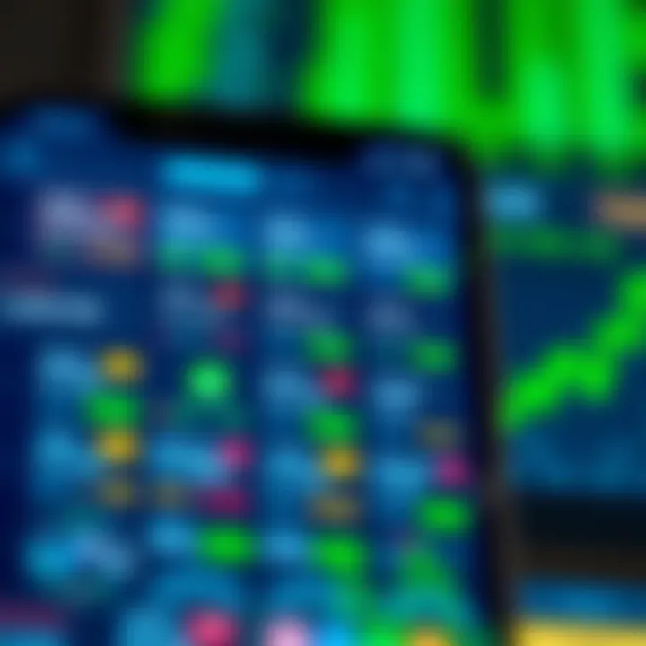 User interface showcasing a variety of investment options within a trading application tailored for Pakistani investors