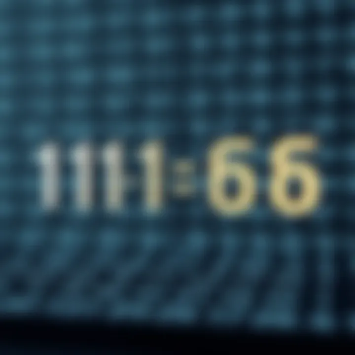 Illustration of a binary number being converted to decimal through addition of weighted values