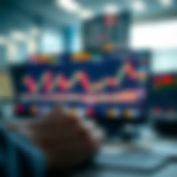 Illustration of risk management strategies and tools in forex trading