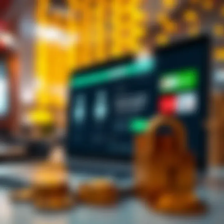 Illustration showing secure online transactions with various payment methods suitable for Pakistani crypto traders