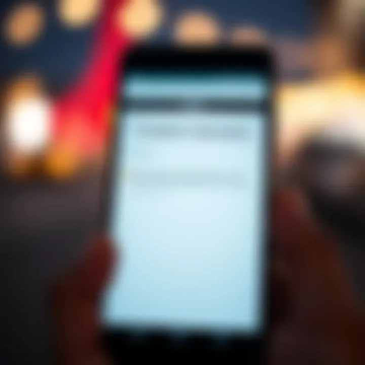 Close-up of Android smartphone with custom recovery interface open, highlighting options for flashing zip files