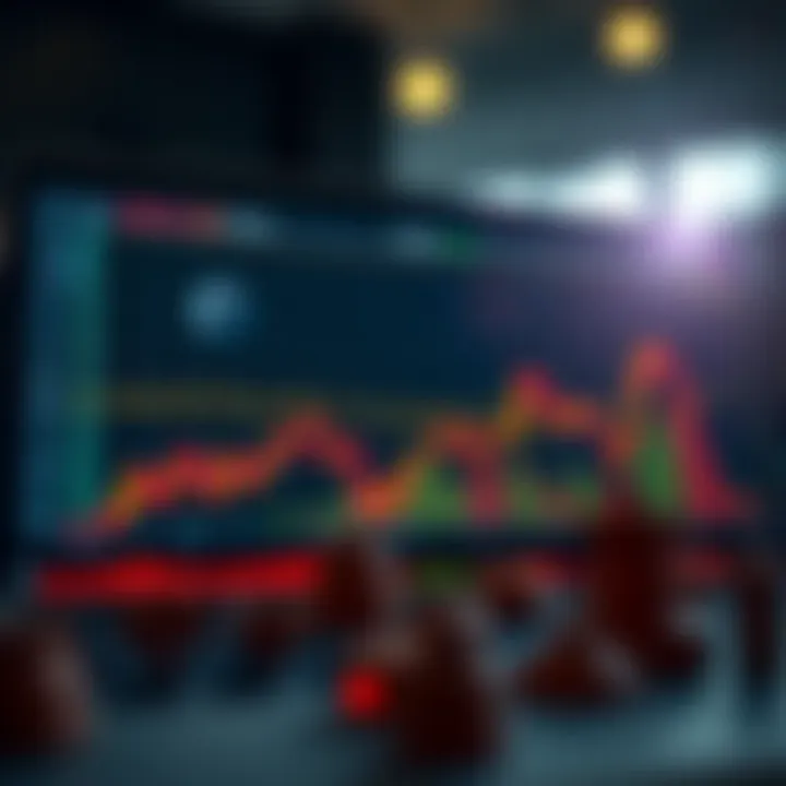 Graph illustrating risk management and trading plan strategies for forex trading