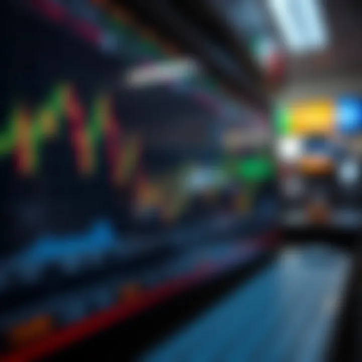 Chart showing currency exchange trends in Pakistan's forex market
