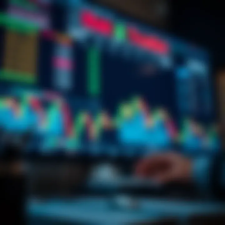Risk Management and Economic Influences in Forex Trading Illustration of risk management tools and economic indicators impacting forex trading decisions