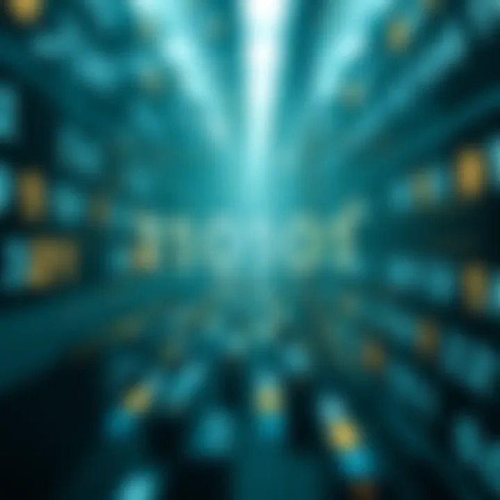 Diagram showing practical uses of large binary numbers in modern computing and data storage