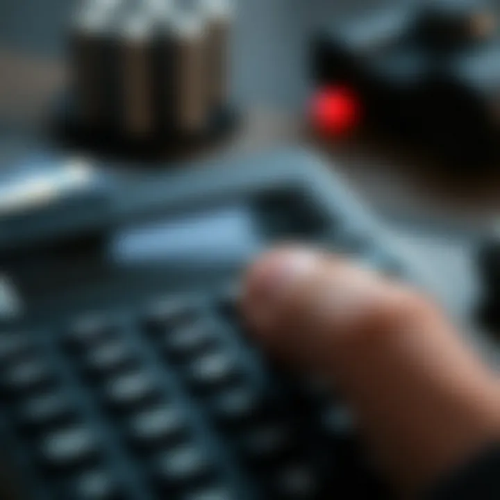 Visual guide showing manual calculation of binary addition with binary digits and carryover