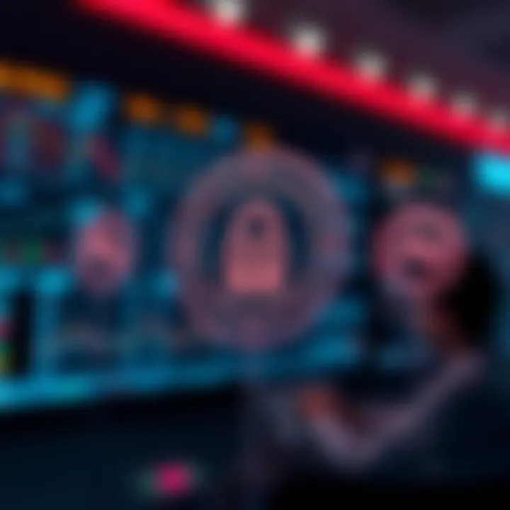 Ensuring Broker Reliability Through Regulation and Security Conceptual illustration of regulatory symbols and secure trading environments for financial compliance