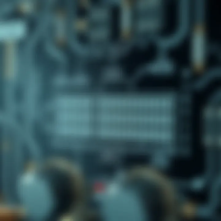 Illustration displaying various types of binary decoders used in digital electronic circuits with labeled input and output connections