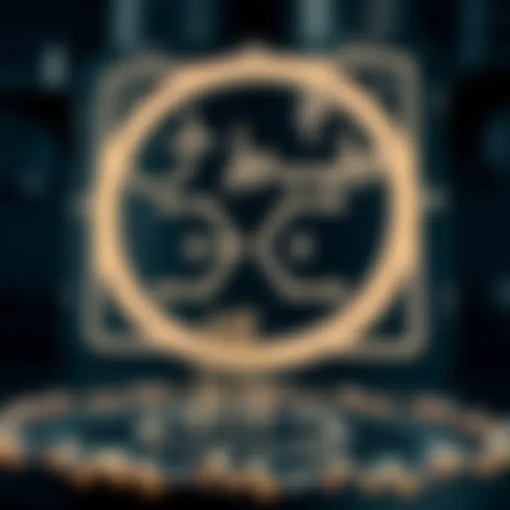 Diagram showing the logical structure of a binary adder circuit used in digital computing