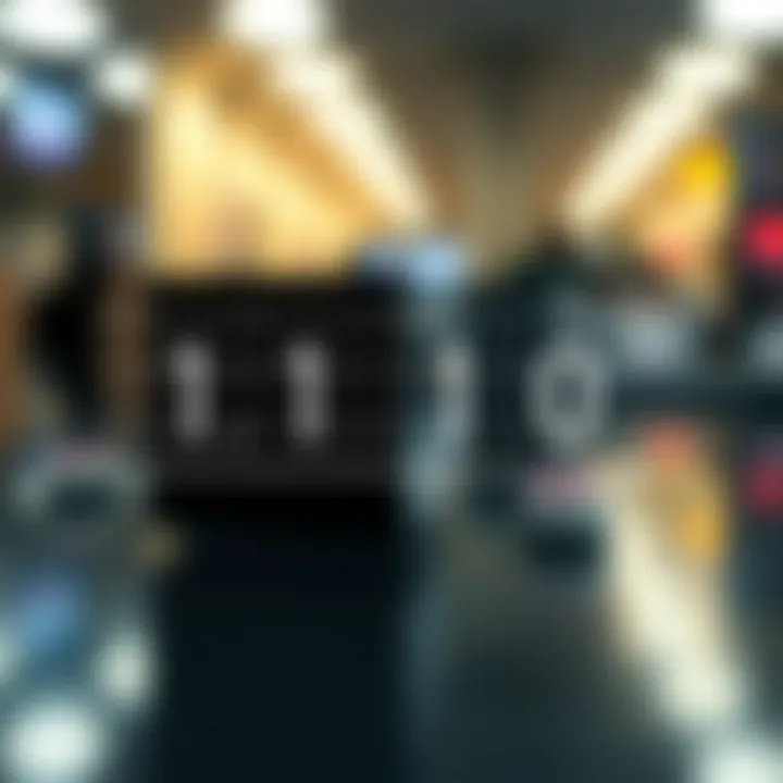 Diagram illustrating the binary number system using ones and zeros