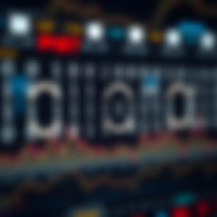 Diagram showing the binary number system with zeros and ones representing data