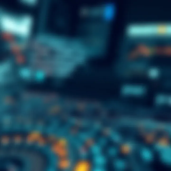 Binary Digits in Digital Circuit Communication Conceptual illustration showing binary digits flowing through digital circuits