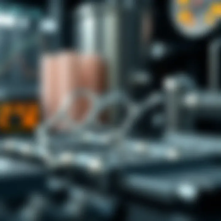 Applications of Binary Compounds in Industry and Daily Life Illustration of various practical applications of binary compounds in industry and daily life