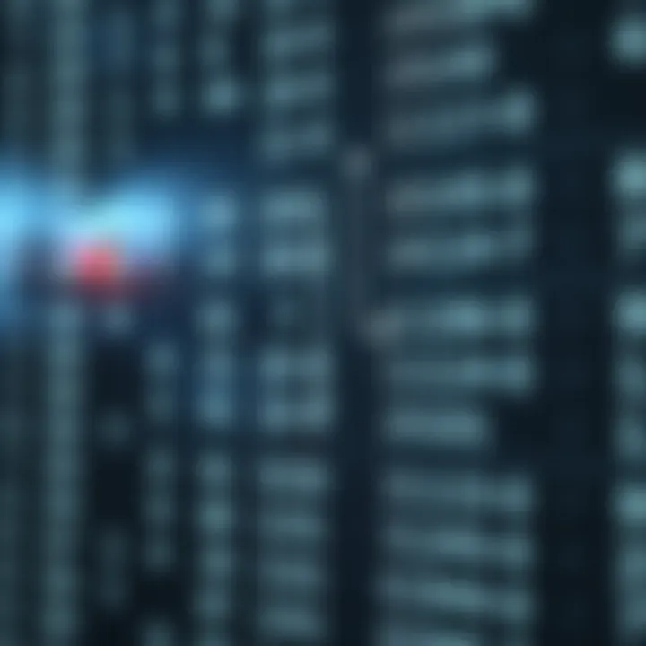 Diagram showing the conversion between decimal and binary number systems with example numerals and arrows