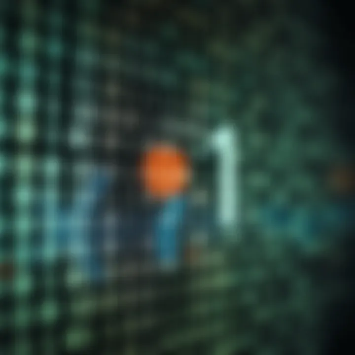 Digital representation of data using binary digits zero and one arranged in a matrix format