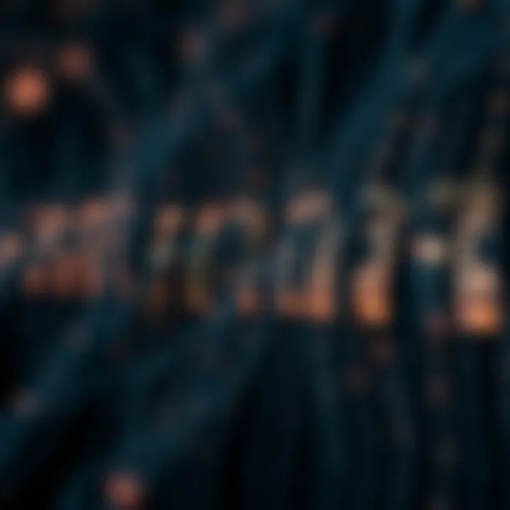 Illustration of bits and bytes forming the structure of computer memory