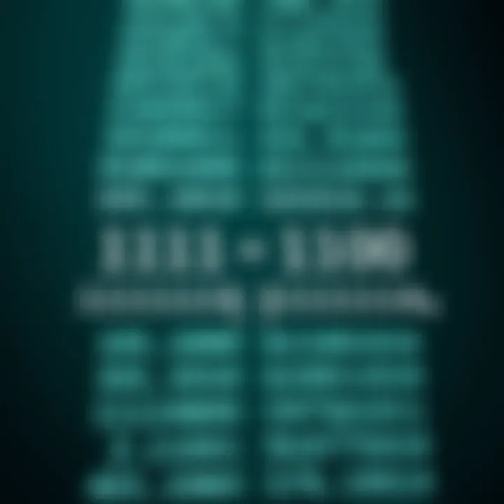 Diagram showing the binary multiplication of two binary numbers with detailed bitwise operations