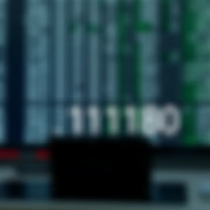 Visual comparison of binary number system versus decimal and hexadecimal systems