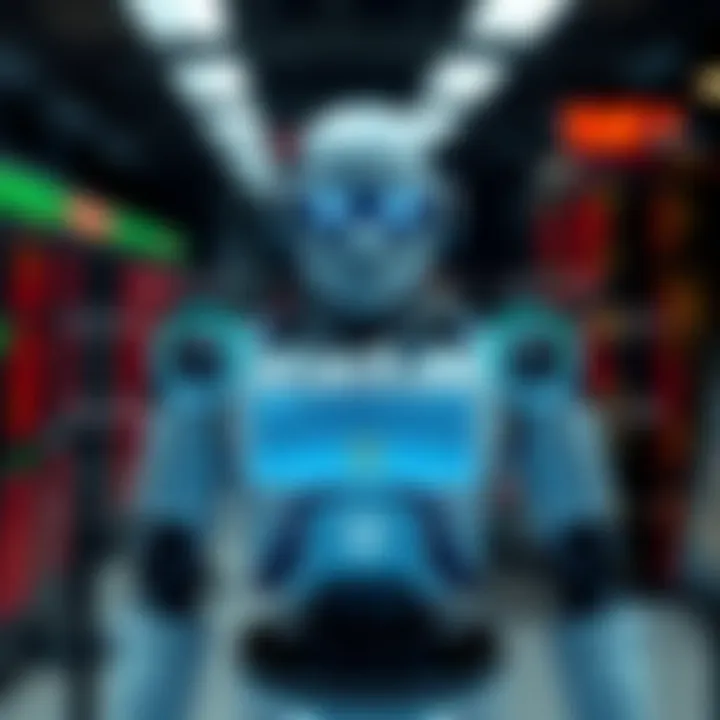 Diagram illustrating the functioning of a binary option robot analyzing market data