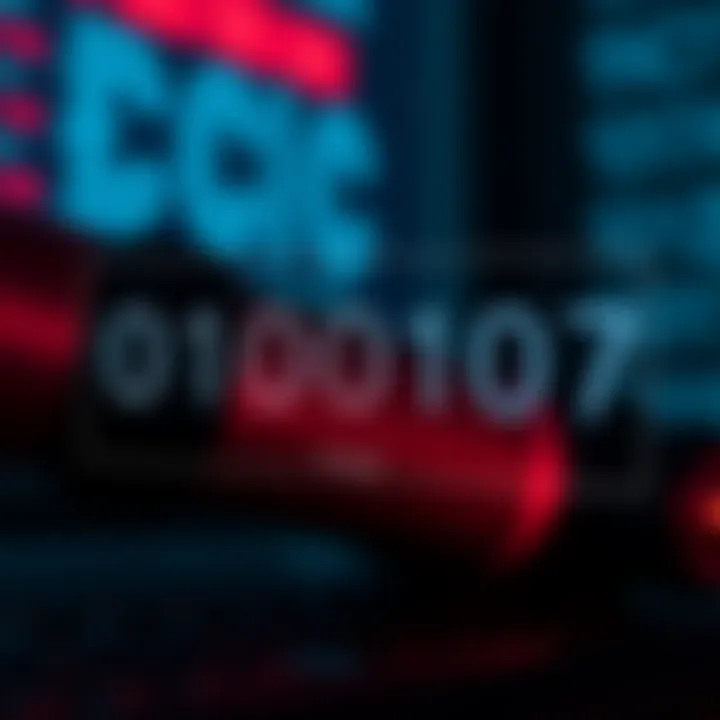 Diagram illustrating binary digits with place values indicating powers of two