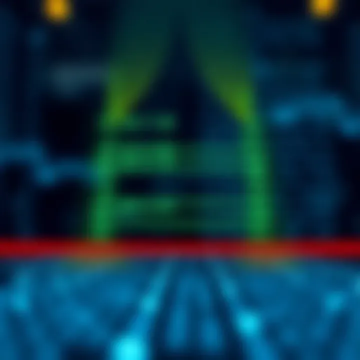 Diagram illustrating the binary search algorithm splitting a sorted list to locate a target value