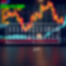 Diagram illustrating the binary search algorithm dividing a sorted array into halves