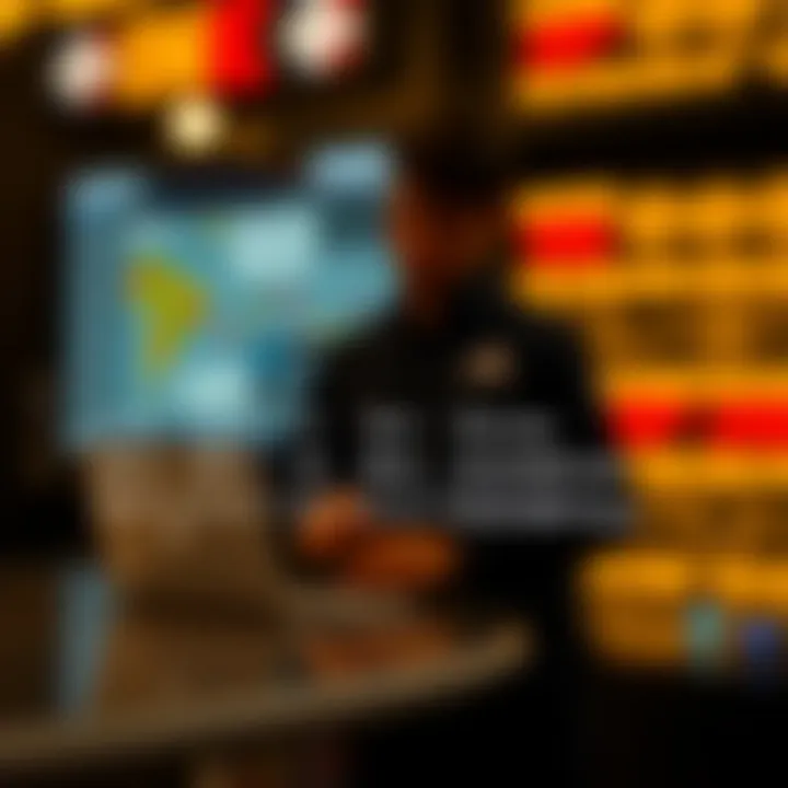 Diagram illustrating the place values of binary fractions from left to right