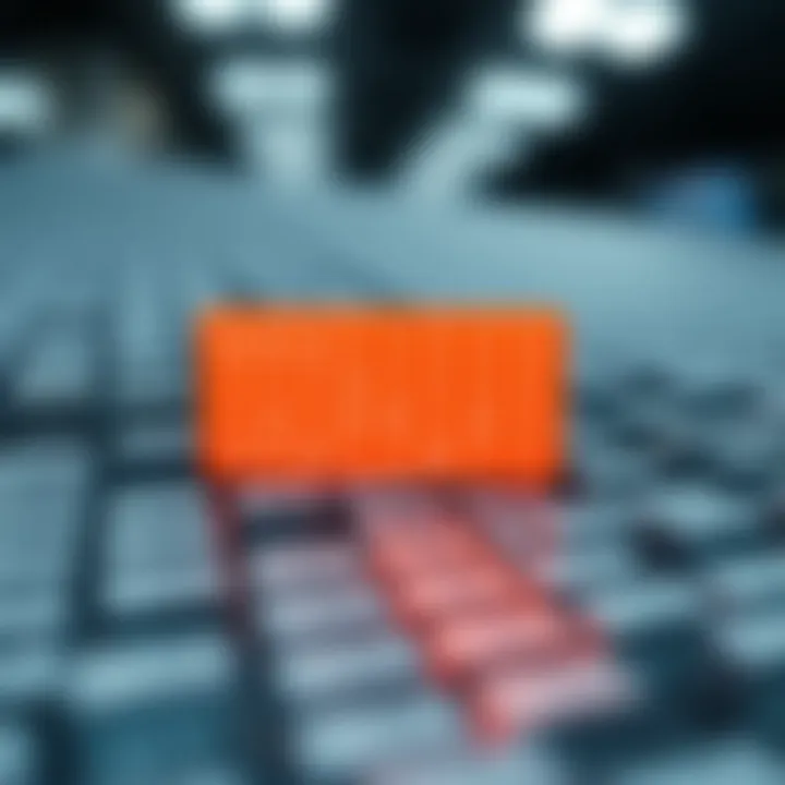 Diagram illustrating binary search technique on a sorted array highlighting mid element selection