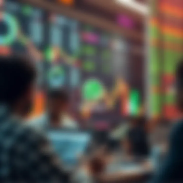 Digital network illustrating connections among Indian forex trading WhatsApp group members sharing market charts and insights