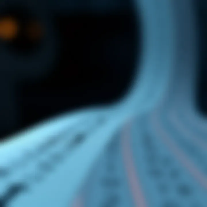 Diagram illustrating the binary search algorithm dividing a sorted list to locate a target value