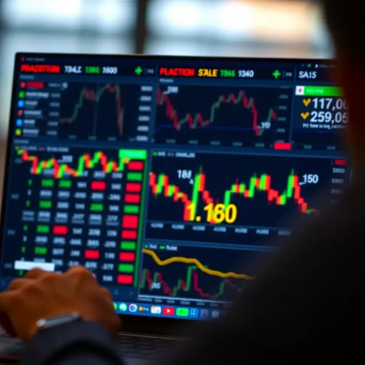 Comparison of different stock trading platforms popular in Pakistan on a digital screen