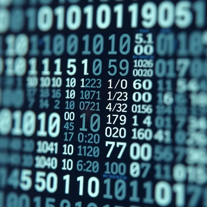 Visualization of binary and hexadecimal number systems highlighting their differences and connection