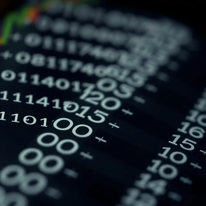 Diagram illustrating binary digits aligned with corresponding decimal place values