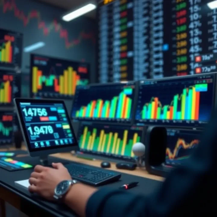 Illustration of digital tools enhancing financial risk management and regulatory compliance