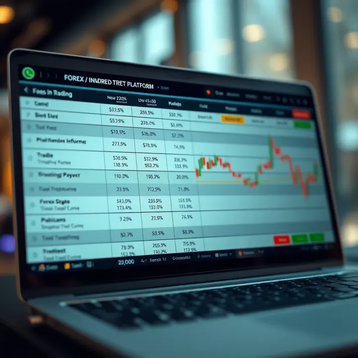 Comparison of Popular Forex Trading Platforms in Pakistan Comparison chart illustrating various forex trading platforms available in Pakistan with focus on fees and tools