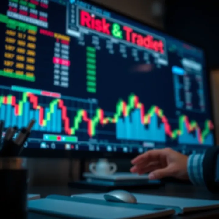 Illustration of risk management tools and economic indicators impacting forex trading decisions