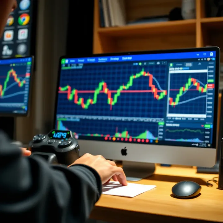 Safe download and installation process for forex trading applications on a computer