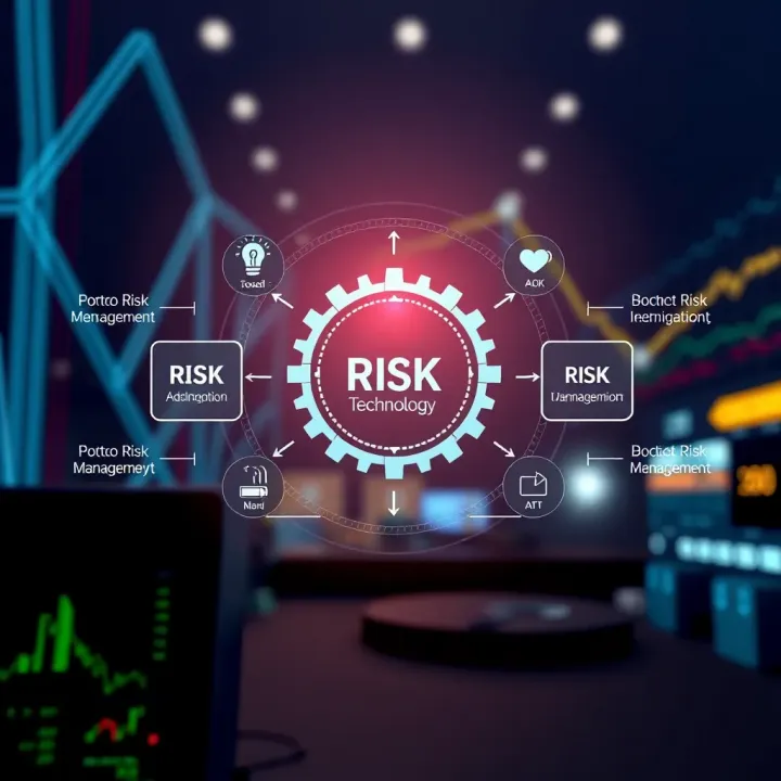 Diagram showing technology integration enhancing risk control and mitigation in business operations