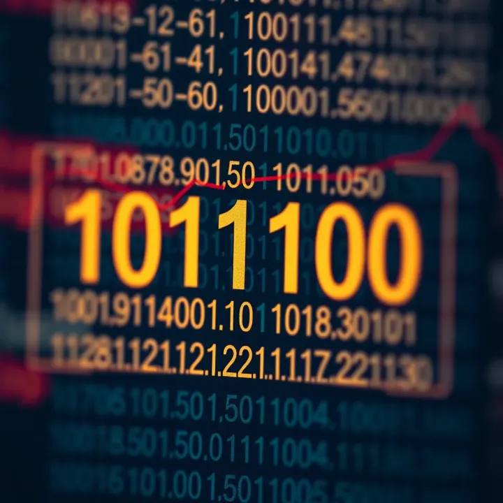 Diagram illustrating binary number system with bits and place values