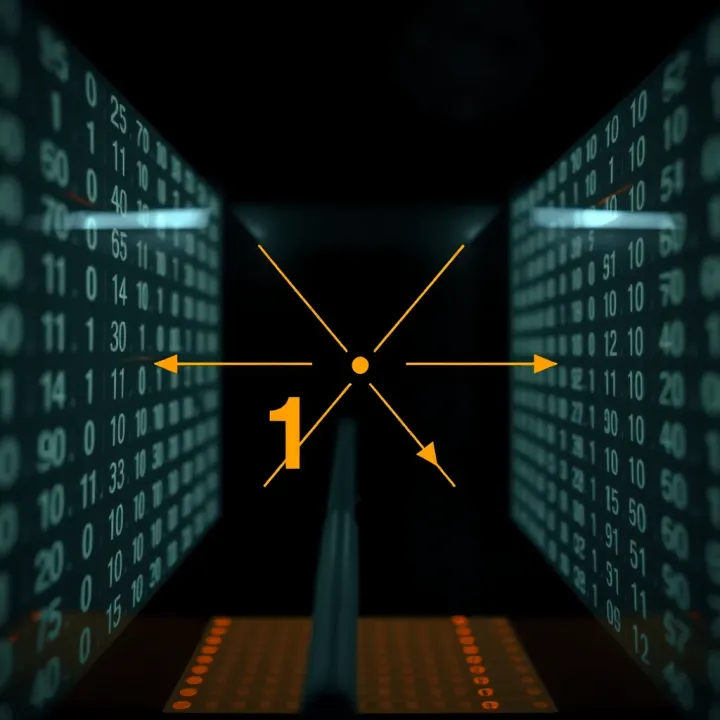 Diagram illustrating the binary search algorithm dividing a sorted array to locate a target value